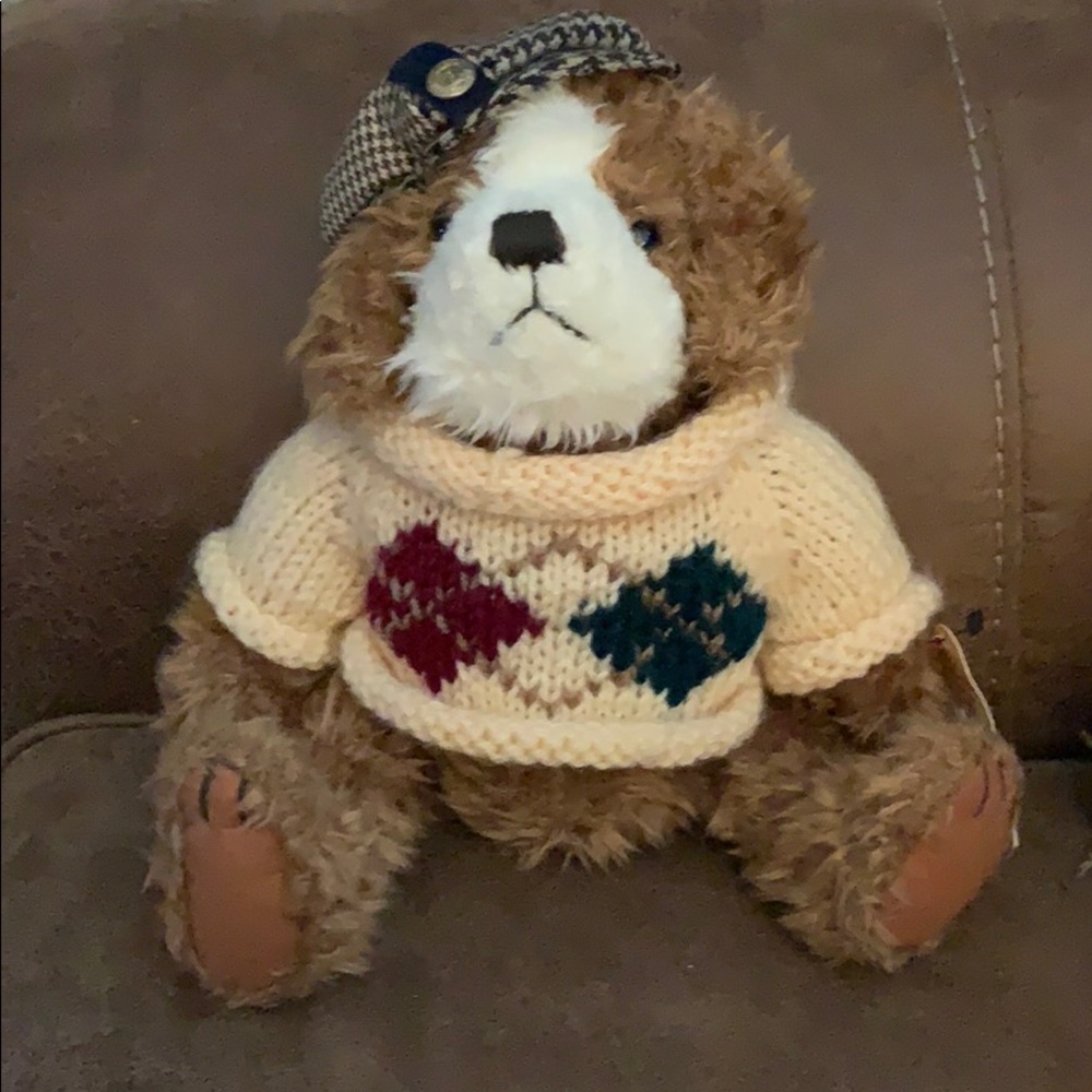 Brass Button Collectable Dog